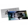 TAGS PADRÃO FURO COUCHÊ 250G VERNIZ UV TOTAL FRENTE 91X51MM Colorido frente e preto e branco verso - 5000 un.