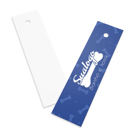 TAGS TAGS PADRÃO FURO COUCHÊ 300G SEM LAMINAÇÃO E SEM VERNIZ SEM VERNIZ 91X25MM Colorido frente - 250 un.