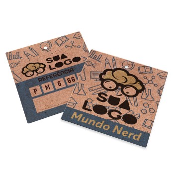 TAGS TAGS PADRÃO FURO KRAFT 250G SEM LAMINAÇÃO E SEM VERNIZ SEM VERNIZ 91X102MM Colorido frente e verso - 5000 un.