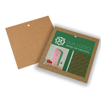 TAGS TAGS PADRÃO FURO KRAFT 250G SEM LAMINAÇÃO E SEM VERNIZ SEM VERNIZ COM TINTA BRANCA 91X102MM