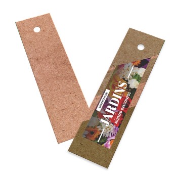 TAGS TAGS PADRÃO FURO KRAFT 250G SEM LAMINAÇÃO E SEM VERNIZ SEM VERNIZ COM TINTA BRANCA 91X25MM Colorido frente - 250 un.