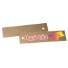 TAGS PADRÃO FURO KRAFT 250G SEM VERNIZ 91X25MM Colorido frente - 250 un.