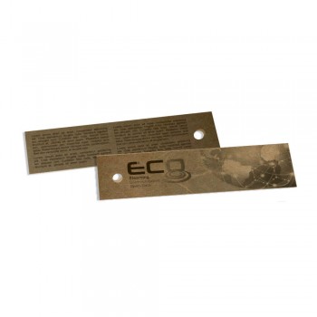 TAGS TAGS PADRÃO FURO KRAFT 250G SEM VERNIZ 91X25MM Preto e branco frente e verso - 500 un.