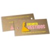 TAGS PADRÃO FURO KRAFT 250G SEM VERNIZ 91X51MM Colorido frente e verso - 250 un.