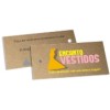 TAGS PADRÃO FURO KRAFT 250G SEM VERNIZ 91X51MM Colorido frente e preto e branco verso - 250 un.