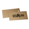 TAGS TAGS PADRÃO FURO KRAFT 250G SEM VERNIZ 91X51MM Preto e branco frente - 1000 un.