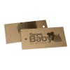 TAGS PADRÃO FURO KRAFT 250G SEM VERNIZ 91X51MM Preto e branco frente e verso - 250 un.
