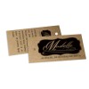 TAGS TAGS PADRÃO FURO KRAFT 250G SEM VERNIZ 91X51MM Preto e branco frente e verso - 500 un.