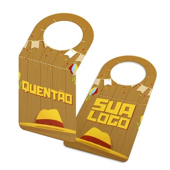 TAGS TAGS PARA GARRAFA COUCHÊ 250G SEM LAMINAÇÃO E SEM VERNIZ SEM VERNIZ 91X153MM Colorido frente e verso - 50 un.