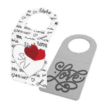 TAGS TAGS PARA GARRAFA COUCHÊ 250G SEM LAMINAÇÃO E SEM VERNIZ SEM VERNIZ 91X153MM Colorido frente e preto e branco verso - 250 un.