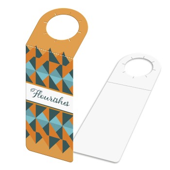 TAGS TAGS PARA GARRAFA COUCHÊ 250G SEM LAMINAÇÃO E SEM VERNIZ SEM VERNIZ 91X204MM Colorido frente - 50 un.