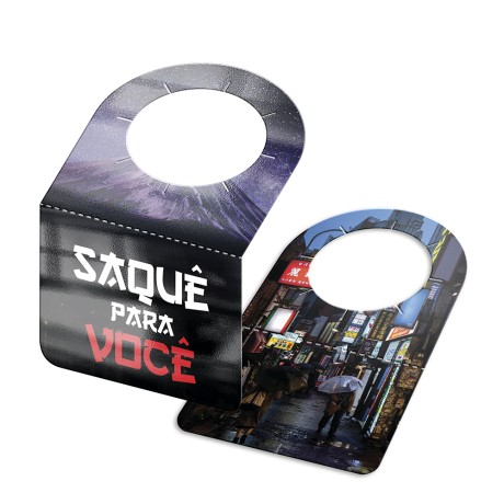 TAGS TAGS PARA GARRAFA COUCHÊ 250G VERNIZ UV VERNIZ UV TOTAL FRENTE 91X102MM Colorido frente e verso - 5000 un.
