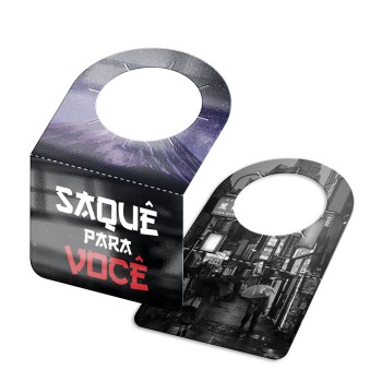 TAGS TAGS PARA GARRAFA COUCHÊ 250G VERNIZ UV VERNIZ UV TOTAL FRENTE 91X102MM Colorido frente e preto e branco verso - 5000 un.