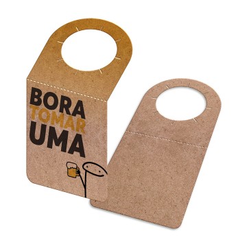 TAGS TAGS PARA GARRAFA KRAFT 250G SEM LAMINAÇÃO E SEM VERNIZ SEM VERNIZ 91X153MM Colorido frente - 250 un.