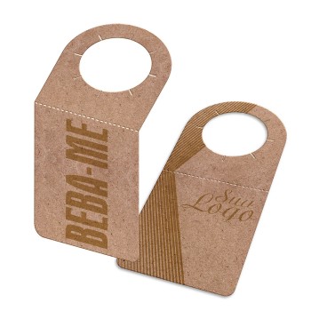 TAGS TAGS PARA GARRAFA KRAFT 250G SEM LAMINAÇÃO E SEM VERNIZ SEM VERNIZ 91X153MM Colorido frente e verso - 100 un.