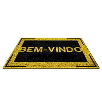 TAPETES E CAPACHOS TAPETE CAPACHO PVC VINÍLICO AMARELO METRO QUADRADO