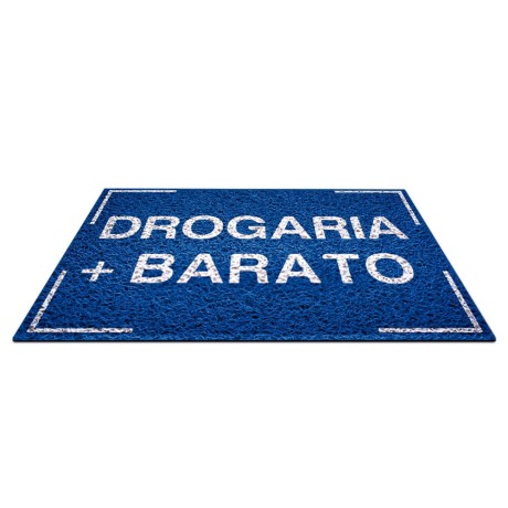 TAPETES E CAPACHOS TAPETE CAPACHO PVC VINÍLICO AZUL ROYAL METRO QUADRADO