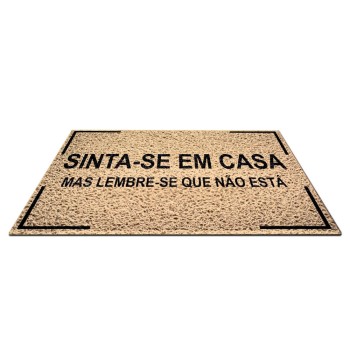 TAPETES E CAPACHOS TAPETE CAPACHO PVC VINÍLICO BEGE METRO QUADRADO