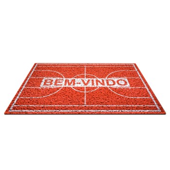 TAPETES E CAPACHOS TAPETE CAPACHO PVC VINÍLICO LARANJA METRO QUADRADO