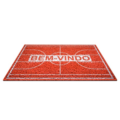 TAPETES E CAPACHOS TAPETE CAPACHO PVC VINÍLICO LARANJA METRO QUADRADO