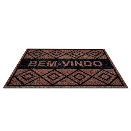 TAPETES E CAPACHOS TAPETE CAPACHO PVC VINÍLICO MARROM METRO QUADRADO