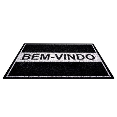 TAPETES E CAPACHOS TAPETE CAPACHO PVC VINÍLICO PRETO METRO QUADRADO