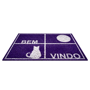 TAPETES E CAPACHOS TAPETE CAPACHO PVC VINÍLICO ROXO METRO QUADRADO
