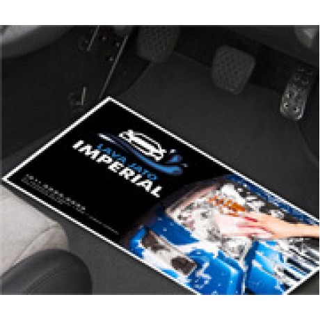 TAPETE PARA CARRO APERGAMINHADO  75G 480X330MM 100 un. - Colorido frente