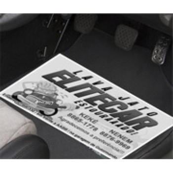 TAPETE PARA CARRO APERGAMINHADO  75G 480X330MM