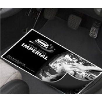 TAPETE PARA CARRO APERGAMINHADO  75G 480X330MM Preto e branco frente e verso - 100 un.