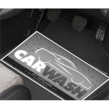 TAPETES E CAPACHOS TAPETE PARA CARRO APERGAMINHADO  75G 420X300MM Preto e branco frente e verso - 1000 un.
