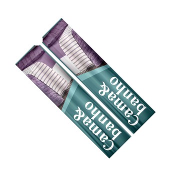 ARTE DESIGN  FOLIA WINDBANNER Colorido frente e verso - 10 un.