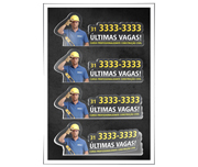 ADESIVOS FOLHA 330X480MM COM CORTE ESPECIAL VINIL BRANCO