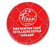 ADESIVOS LACRE DE SEGURANÇA ADESIVO PAPEL 80G REDONDO 45X45MM