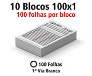 BLOCOS E TALÕES 100 FOLHAS AP 56G 100X1 150X105MM