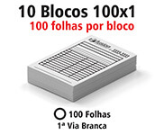 BLOCOS E TALÕES 100 FOLHAS AP 75G 100X1 300X210MM