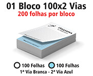 BLOCOS E TALÕES 100 FOLHAS AP 75G 100X2 150X105MM
