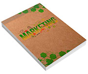 CADERNETA CAPA BROCHURA E COLA MIOLO PERSONALIZADO ABERTURA VERTICAL KRAFT 250G 48 FOLHAS