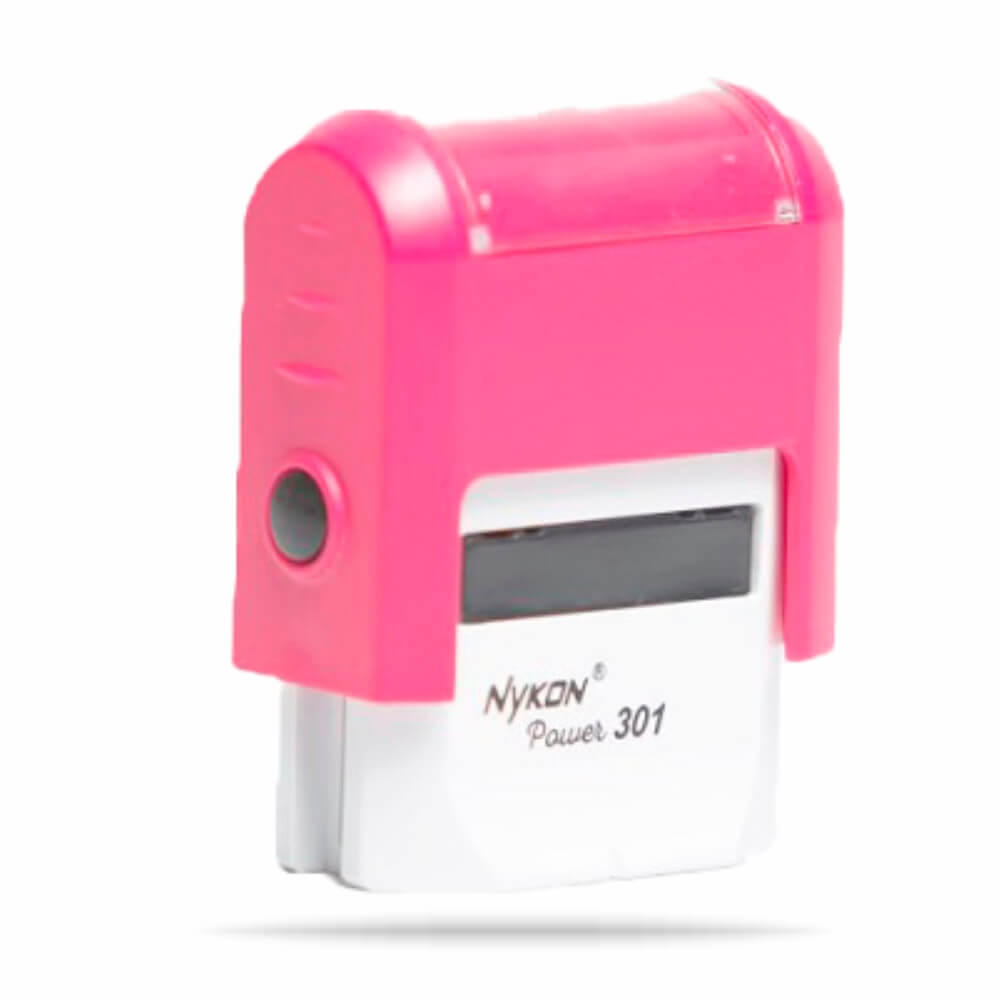 CARIMBOS AUTOMÁTICOS POWER NYKON 301 ROSA