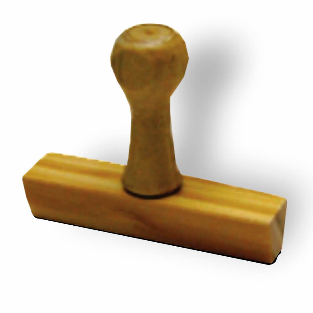 CARIMBOS MADEIRA TRADICIONAL 70X30MM