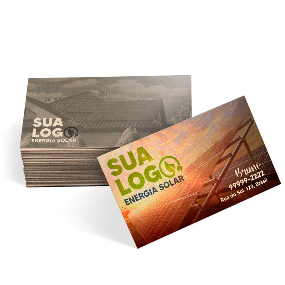 CARTÕES DE VISITA RECICLATO 250G SEM VERNIZ