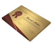 CERTIFICADOS 420X300MM GOLD MASTER 300G