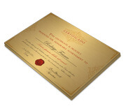 CERTIFICADOS 420X300MM GOLD MASTER 300G
