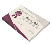CERTIFICADOS 420X300MM RECICLATO 250G