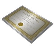 CERTIFICADOS 420X300MM SILVER LUX 300G