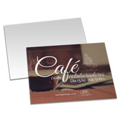 CONVITES BÁSICO COUCHÊ 275G SEM VERNIZ 182X153MM