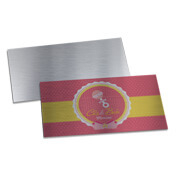 CONVITES BÁSICO SILVER LUX 300G 182X102MM
