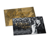 CONVITES FOTOGRÁFICOS PAPEL 210G COM VERNIZ UV TOTAL 150X100MM