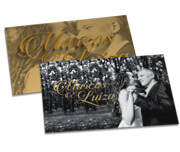 CONVITES FOTOGRÁFICOS PAPEL 210G COM VERNIZ UV TOTAL 150X210MM