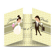 CONVITES IMPERIAL COUCHÊ 300G LAMINAÇÃO HOLOGRÁFICA LAM HOLOGRÁFICA FRENTE E VERSO